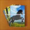 animal design plastic cover notebook,3D notebook,PP cover notebook